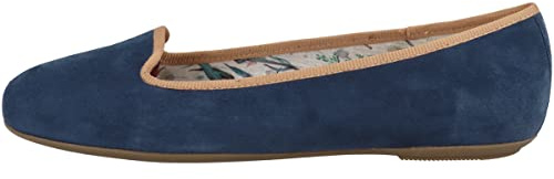 Geox D Palmaria A, Bailarinas Mujer, Multicolor Dk Blue Dk Skin, 35 EU