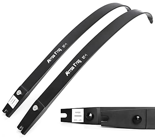 HNZMDY Bogenschießen ILF Limbs Gliedmaßen Takedown Recurve Bogen Wurfarme 35lbs Ersatz Bogenglieder nur für 60 Recurvebogen Rechte Hand