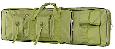 TentHome Angeltaschen Allround Rutentasche Rutenfutteral Angelrutentasche 2 Fächer Angelkoffer angelset Werkzeuge angelausrüstung angelgerät Tasche futteral Ruchsack Grün, 100cm