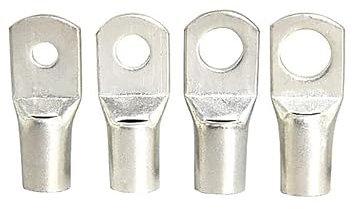 SC35-6/8/10/12 Bolt Hole Tinned Copper Cable Lugs Battery Terminals 35mm Wire (Color : SC35-8, Size : 10Pcs)