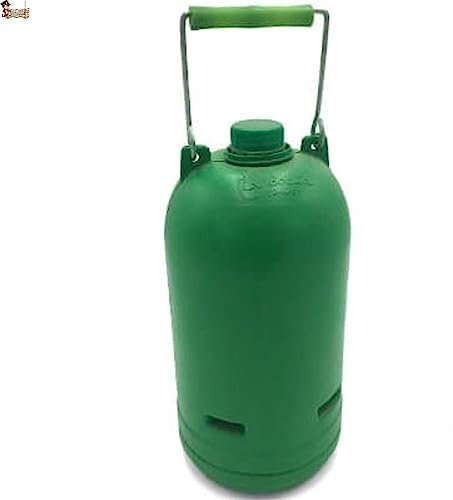 BricoLoco.com Garrafa térmica para agua, café o cualquier líquido, fría o caliente. Bidón termo de 5 litros con asa metálica y tapón roscado. (1, 5 litros)