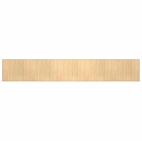 vidaXL Matta rektangulär ljus naturlig 80x1000 cm bambu, områdesmatta, vardagsrumsmatta, rektangulär matta, golvmatta, sovrumsmatta, bambumatta