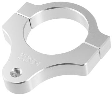 A ABSOPRO CNC Horquilla Soportes Dirección Amortiguador Montaje Abrazadera Universal 50mm Reemplazo de artículo