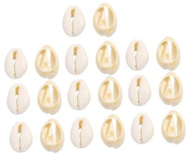 HOODANCOS 20 Stück Natürliche Muschelornamente Kleiner Conch Selbstgemacht Material Leicht Und Langlebig Für Selbstgemacht Halsketten Ohrringe Schlüsselanhänger Meeresstil Schmuck Zubehör