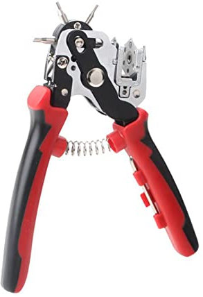 LeatherHole - Herramienta perforadora de varios tamaños de agujeros para cinturón, herramienta de perforación de cuero para cinturones y pieles