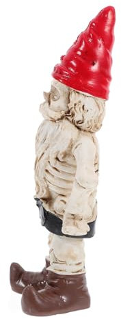 Garneck Spooky Halloween Garden Resin Skeleton Statue Zombie Gnomes Outdoor Decor Skeleton Halloween Decor Ornament