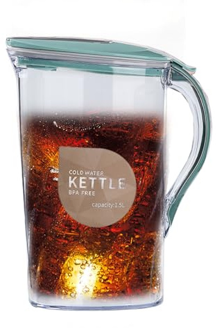 Jarra de jugo de agua Cold Dispenser - Fridge Water Fridge Jarra con tapa de sellado, dispensador de jugo de jugo de resfriado | Hervidor de bebidas frías, recipiente para bebidas