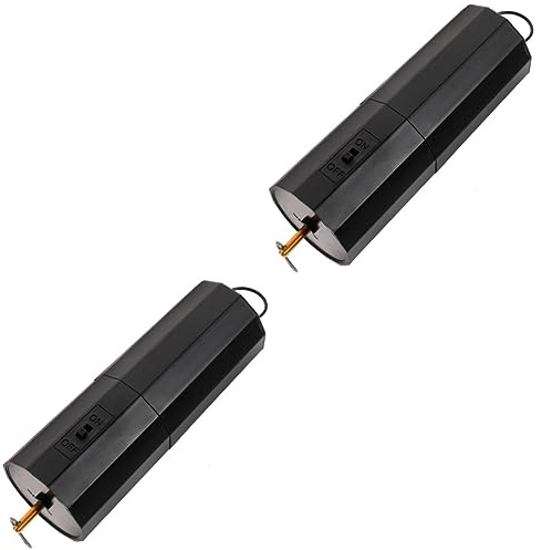 HEMOTON Lot De 2 Carillons Éoliens Rotatifs Petits Moteurs Engrenages Moteur À Batterie Rotatif Suspendu Carillons Éoliens s Cloche À Vent Dédié Spinner