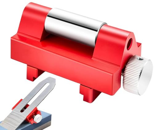 JIEBWCHA Guida Per Affilatura Pialle E Scalpelli,Affilatore Professionale Per Scalpelli Da Legno | Angolo Regolabile Antiruggine per 0,5-6,5 cm Accette Manutenzione Attrezzi Falegnameria