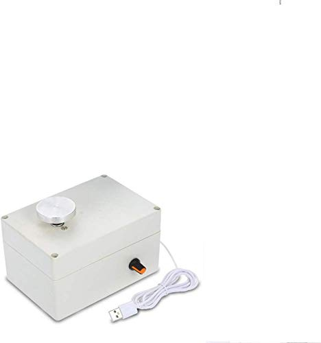 KLLJHB Mini tornio da vasaio Elettrico da 5 V, USB, per tornire l'argilla, per Realizzare ceramiche, Kit per Ceramica, 6,5 cm, Silenzioso