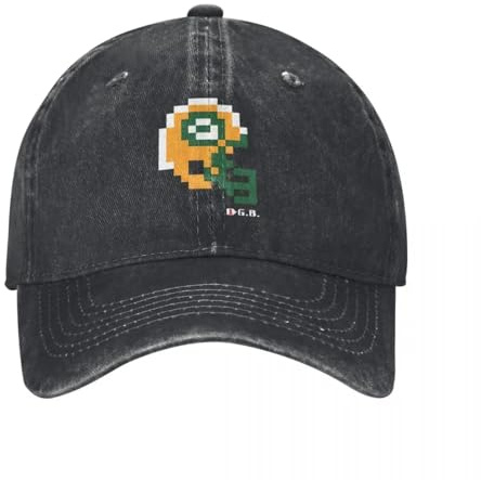 YBTJIMFL Cappellino da Baseball Regolabile, Denim spentato, Casco a scotola Lavato, Avventure Pixelate, Uomo per Uomini, Alta qualità, Corsa, Pesca, Escursioni, Cappello Sportivo all'aperto,