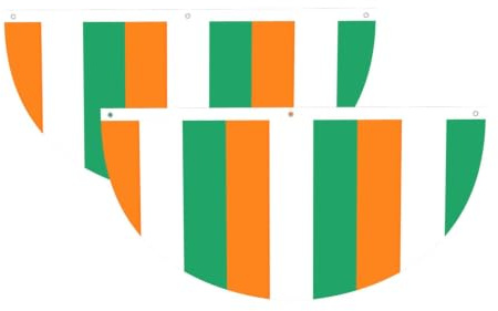 Drapeau de la Côte d'Ivoire - Léger - Semi-circulaire - Bannière d'extérieur - Décorations de fête