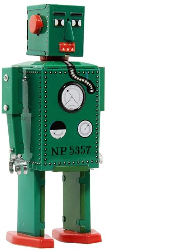 Freak Scene Tin Toy - Lilliput Robot - Green
