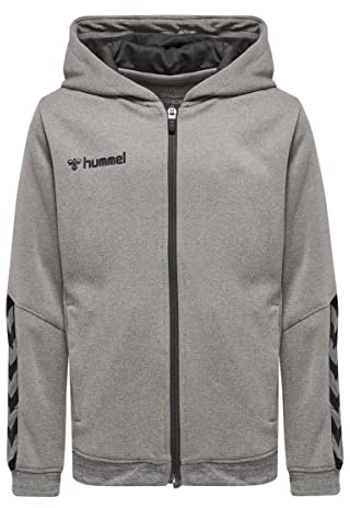 hummel huvtröja med dragkedja hmlautentisk barn
