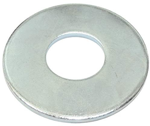 AERZETIX - C44426 - Satz von 20 Flache unterlegscheiben breiten - beilagscheiben - M18x48 mm - dicke 3 mm - DIN9021 - aus verzinktem stahl - farbe silber - montage bolzen schraube mutter befestigung