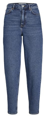 JJXX Female Mom Jeans JXLISBON HW CC4002, Mellanblå denim