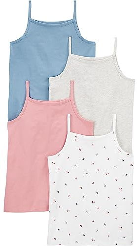 Simple Joys by Carter's Mädchen Tank Tops, Pack of 4 Hemd (4er Pack)