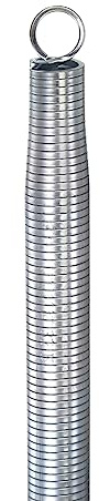 sourcing map Molla di piegatura del tubo in PVC 27,52 mm OD 550 mm di lunghezza zincata per tubi a molla piegatubi in PVC per dispositivi di piegatura di tubi in PVC in energia idroelettrica