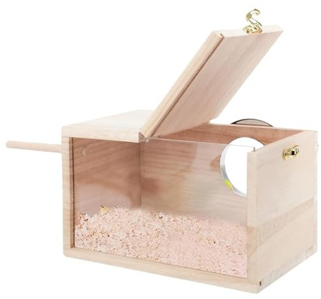 Papageienzucht-Nistkasten, Wellensittich-Nistkasten, transparentes Design, Vogelhaus aus , Vogelhaus, Käfige, Vogelniststation, Haus für Lovebirds Kakadu Wellensittich