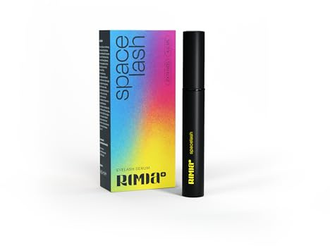 Rimia Spacelash Eyelash Growth Serum, Natürliches Wimpernserum, 6-Monate-Kur, Cruelty Free Zertifikat, Vegan, 3ml