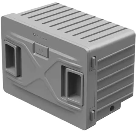 Inbyggt litiumbatteri på 15600 mAh i bilkylskåp, avtagbart batteri, kompatibelt med Alpicool TA/TAW/TS/TW/TWW/P8/CX 12/24V DC 120–240V AC(Bianco)