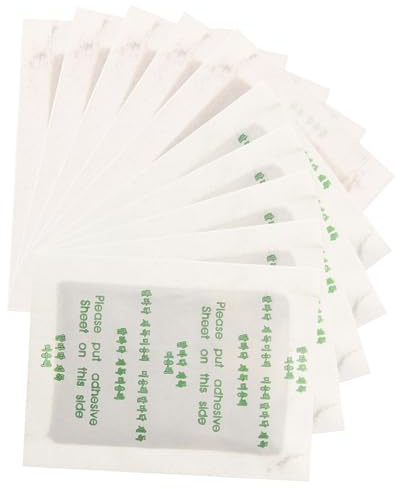 HAPINARY Almohadillas Desintoxicantes y Eliminan Toxinas 10 Piezas y Cuidar los Pies para Pies de Tela Blanco para Usar Antes de Dormir