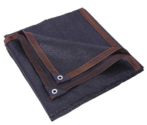 KSQP Rete Ombreggiante 6x6 4x10 Vela Ombreggiante Rettangolare Telo Ombreggiante Teli Ombreggianti da Terrazzo 90% Ombreggiatura Resistente UV per La Privacy Giardino Patio Frangivento,black-4x6m