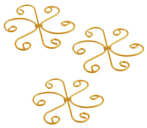Lotsdonxia 3 Stück herzförmige Pflanzenstützpfähle, Metall-Monstera-Greiferhalter, langlebiger Stamm-Stabilisator für drinnen und draußen, Kletterpflanzen, Blumenwachstumshalter (Gold)