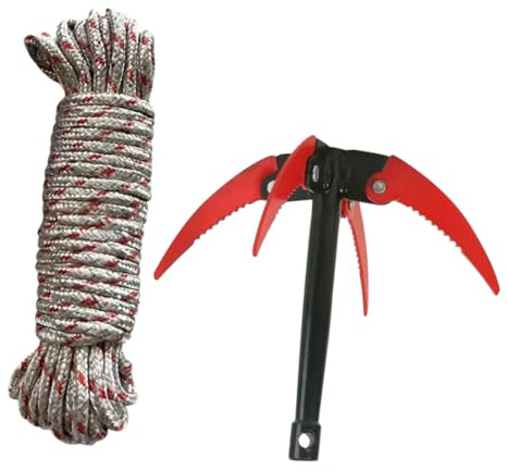 DIYEAH Outil Désherbage INOX Pliable avec Dents pour Enlèvement Professionnel de Plantes Aquatiques Portable et Accessoire pour Entretien de Bassin Couleur Aléatoire Couleur Aléatoire