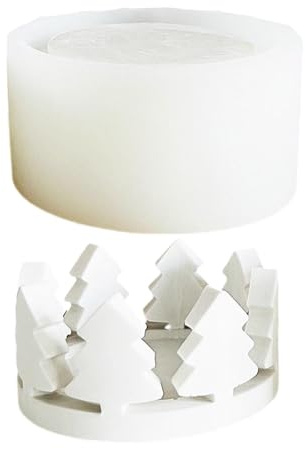 Moule en silicone pour bougie chauffe-plat - Support robuste pour créer des supports de décoration d'intérieur