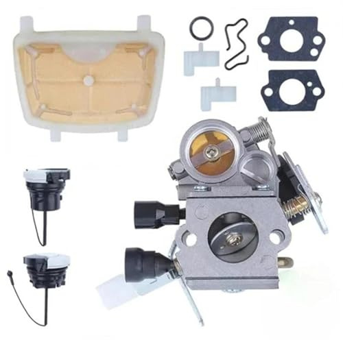 Engine Carburetor C1Q-S121C Carburetor W Air Filter For Stihl MS171 MS181 MS211 MS 181 171 211 Gas Chainsaw Fuel Spark Plug 1139 120 1602 Carburettor Carburetor