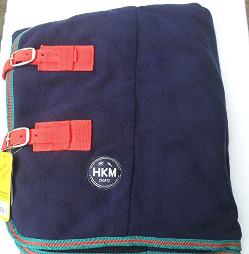 HKM Decke Abschwitzdecke mit Kreuzgurten blau (160)