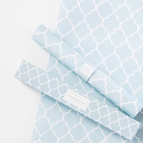 Merriton Forros de cajones perfumados para cómoda, forro de papel fragante para cajones, armarios, estantes, armarios y cocina, no adhesivos (lavanda inglesa)