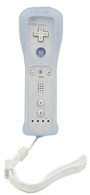 changzhou Manette de jeu pour manette Wii, sans fil, compatible avec Nunchuck Wii avec coque en silicone pour manette Wii sans Motion Plus