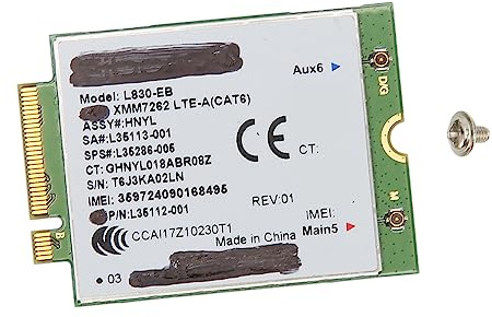 7260HMW 4G LTE WiFi-Kort, M.2 Trådlöst Kort, 300 Mbps Trådlöst Nätverkskort, för HP 640 650 G5 840 846 850 G6 X360 830