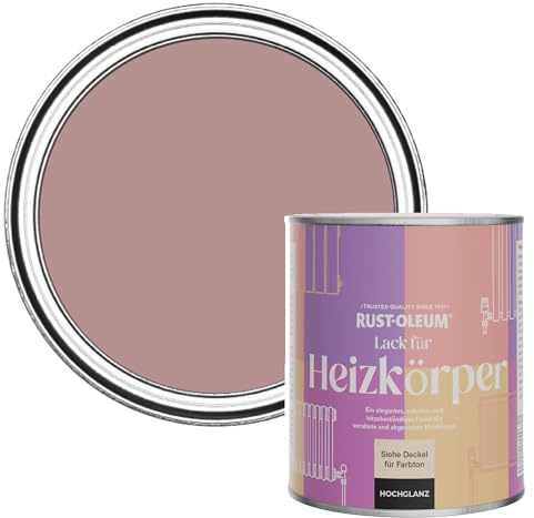 Rust-Oleum Pink Heat Resistant Radiator Paint in Gloss Finish - Heartfelt 750ml