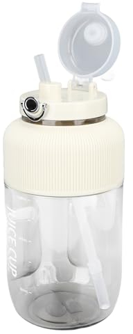 HOHXFYP Batidora Portátil, Botella de Licuadora de 1,2 L 2 Tapas, Licuadora Recargable Velocidad de 18,000 Rpm para Batidos, Mini Exprimidor Licuadora Personal para Viajes,Camping,Gimnasio