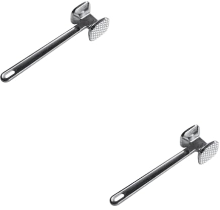 Ciieeo 2pcs Professional Meat Tenderiser Hammer Small Aluminium Alloy Steak Hammer for Beef Chicken Kitchen Gadgets