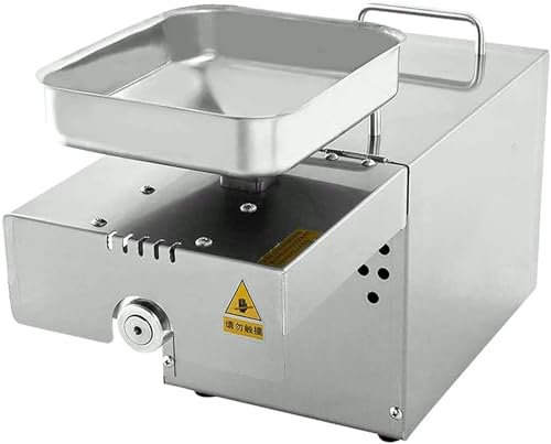 AFLEPCBRQ Oil Press Machine Automatic Commercial Oil Extractor Electric Oil Press, Cold Pressing And Hot Pressing, Oil Yield ＞95%