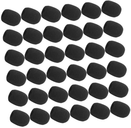 BESTonZON 50stücke Mikrofonabdeckungen aus Schwammmaterial Windschutz für Mikrofone Ersatz-mikrofonkappen für Ktv und Heimgebrauch