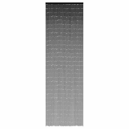 Gecheer Türvorhang Bambusvorhang Bambustürvorhang Dekovorhang Dunkelgrau 56x185 cm Bambus