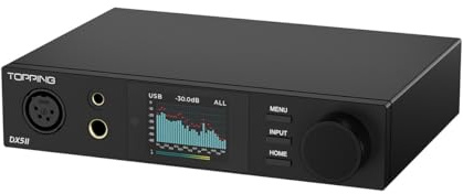 Topping DX5 II Vollsymmetrischer DAC und Kopfhörerverstärker-Kombination, Dual ES9039Q2M DSD512 PCM768kHz LDAC-Decoderverstärker