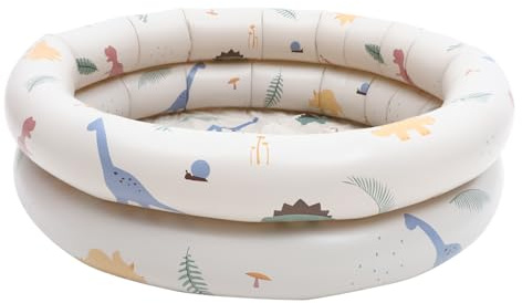FRCOLOR Petit Bassin Gonflable pour Garçon Fille et Bébés Piscine Ronde Épaisse et Compacte pour Intérieur et Extérieur sans Substances Nocives Facile à Ranger