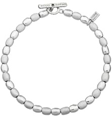 Dodo Mariani Bracciale Dodo Donna Originale Ovo Lucido e Satinato Argento 925, 18 cm, Gioiello Artigianale Made in Italy, Rifinito a Mano, Base per Charms, originale ideale come regalo
