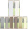 Schiebevorhang Schiebegardine Beige Blickdicht 60cm x 245cm Flächenvorhang Gardine
