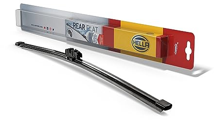 HELLA 9XW 358 179-101 Rear Flat Wiper Blade - RF10 - Flat Wiper Blade - for Left-Hand/Right-Hand Drive Vehicles - 10 Inch - 250 mm - Rear - Quantity: 1