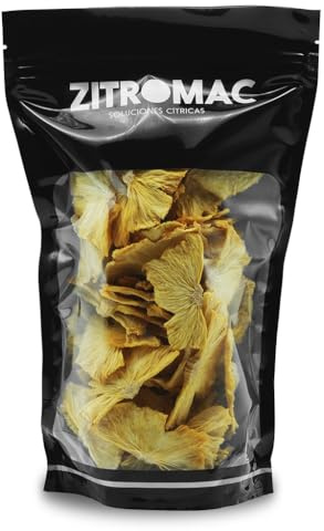 Ananas Disidratato Senza Zucchero, Ananas Essiccato Naturale – Frutta Secca per Cocktail, Infusioni, Decorazione Commestibile, Pasticceria, Ananas Naturale al 100% Senza Additivi – 270GR