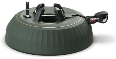 KRINNER® X-Series Deluxe Christbaumständer X-280 Deluxe Weihnachtsbaumständer NEU inkl. Fußpedal mit Sicherungsglocke und 3,7 Liter Wassertank für Baumhöhe bis 2,8m Made IN Germany 94335