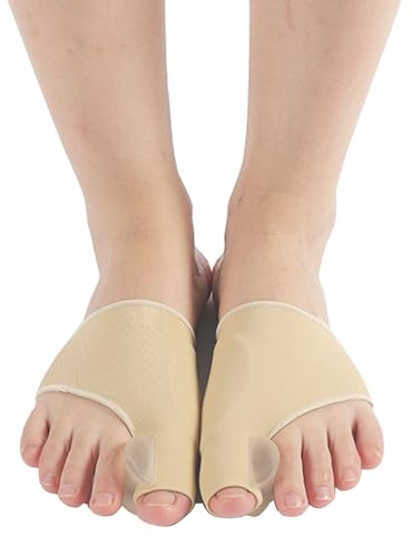 ANNCHILIO 2 Stück Hallux Valgus Correction Bandage - Ballenzeh Korrektor Ballenmanschette, Bunion Sleeve, elastische orthopädische Bandage, Ballen-Korrekturstrümpfe