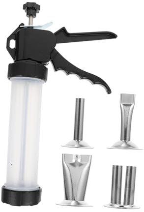 TOPBATHY Manual Stainless Steel Sausage Stuffer for Homemade Sausage Filling Non-Rusting for Kitchen Use